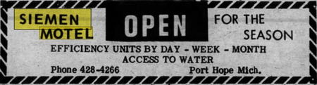 Windmill Motel (Siemen Motel) - June 1973 Ad (newer photo)